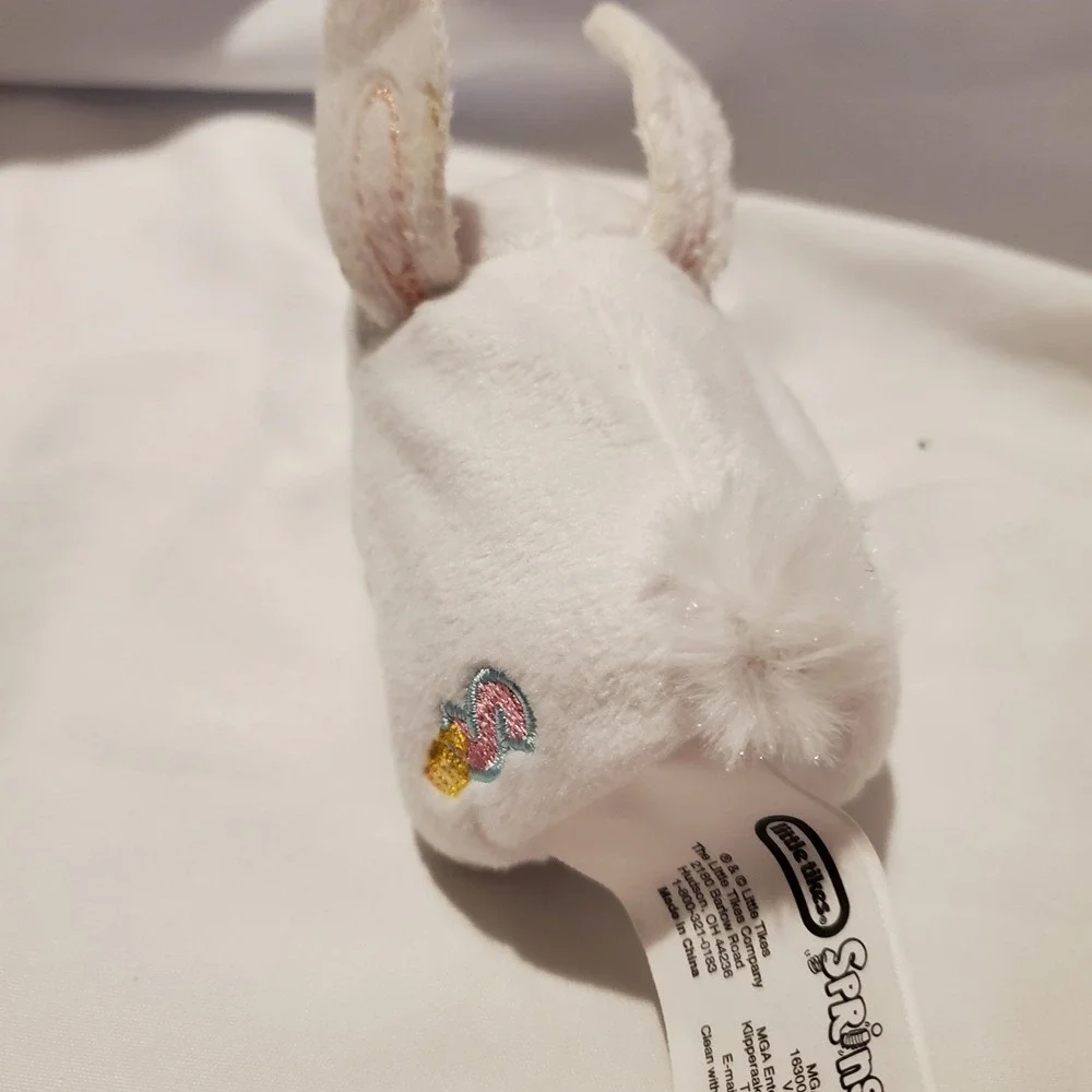 Little Tikes Springlings‎ Surprise White Bunny with Pink Glitter Eyes 4